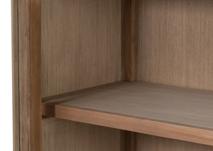 Sarreid Cecile Bookcase Beige - Elegant Bone White Finish With Reclaimed Pine For Stylish Home Storage Beige  54142