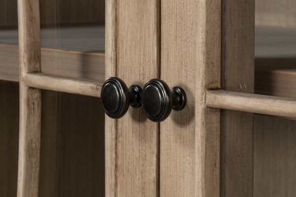 Sarreid Cecile Bookcase Beige - Elegant Bone White Finish With Reclaimed Pine For Stylish Home Storage Beige  54142