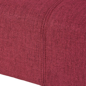 English Elm Hanford Upholstered Dining Chair Set of 2 with T-stitch Back and Tapered Legs N767P360602R