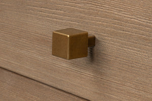 Sarreid Adler Console Table - Light Natural Wash Finish In New Elm - Stylish Storage & Contemporary Design Natural  54144