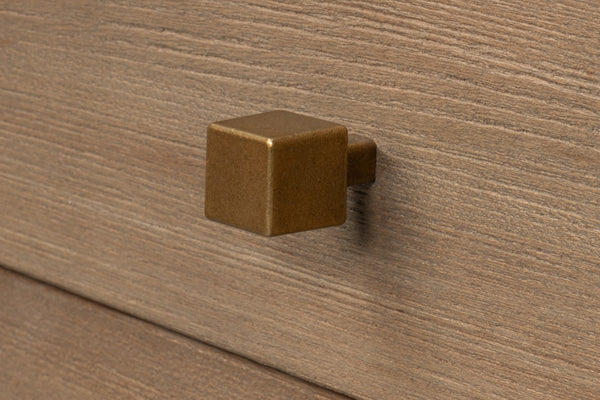 Sarreid Adler Console Table - Light Natural Wash Finish In New Elm - Stylish Storage & Contemporary Design Natural  54144