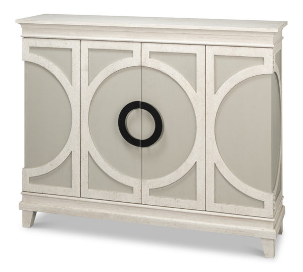 Sarreid Olson Sideboard: Stylish Grey & White Reclaimed Pine Design For Modern Homes & Chic Interiors Multicolor  54149