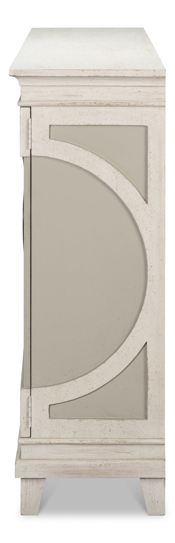 Sarreid Olson Sideboard: Stylish Grey & White Reclaimed Pine Design For Modern Homes & Chic Interiors Multicolor  54149