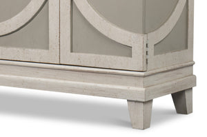 Sarreid Olson Sideboard: Stylish Grey & White Reclaimed Pine Design For Modern Homes & Chic Interiors Multicolor  54149
