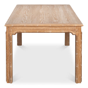 Sarreid Brighton Dining Table - Elegant Oak Wood Design For Modern Dining Rooms - Stylish & Durable Furniture Brown  54163