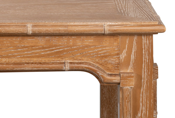 Sarreid Brighton Dining Table - Elegant Oak Wood Design For Modern Dining Rooms - Stylish & Durable Furniture Brown  54163