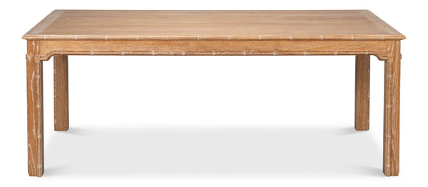 Sarreid Brighton Dining Table - Elegant Oak Wood Design For Modern Dining Rooms - Stylish & Durable Furniture Brown  54163