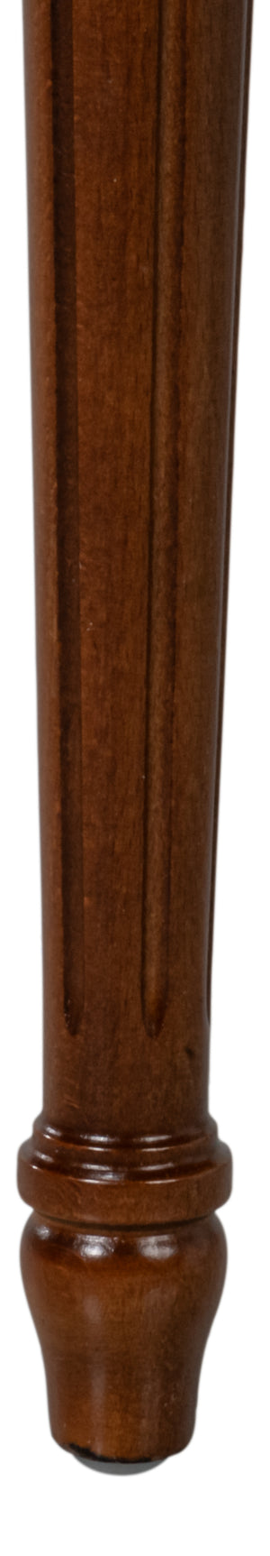 Sarreid Hugo Oval Side Chair Set Of 2 - Elegant Old World Walnut With Performance Cream For Luxurious Comfort Brown  54178