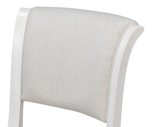 Sarreid Trophy Elegant Cream Side Chair Set Of 2 - Stylish Cortina Finish For Modern Home Decor Upgrade Ivory  54181