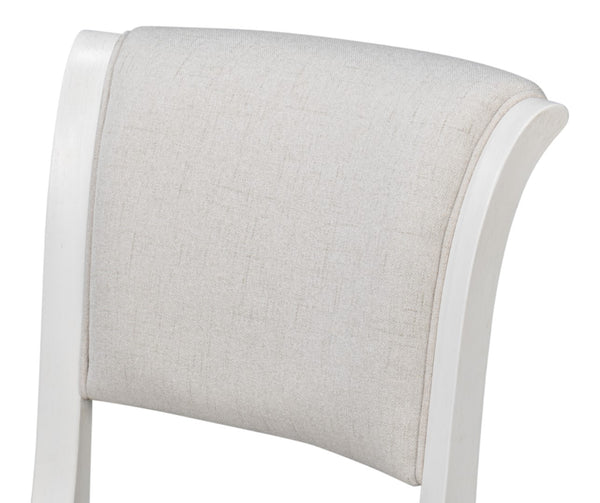 Sarreid Trophy Elegant Cream Side Chair Set Of 2 - Stylish Cortina Finish For Modern Home Decor Upgrade Ivory  54181
