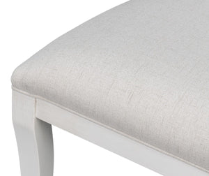 Sarreid Trophy Elegant Cream Side Chair Set Of 2 - Stylish Cortina Finish For Modern Home Decor Upgrade Ivory  54181