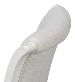 Sarreid Trophy Elegant Cream Side Chair Set Of 2 - Stylish Cortina Finish For Modern Home Decor Upgrade Ivory  54181