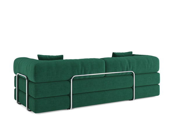 English Elm 78.8Inch Modular Sectional Sofa Bed - Versatile Green Corduroy Furniture For Living Room & Bedroom W3147P278115