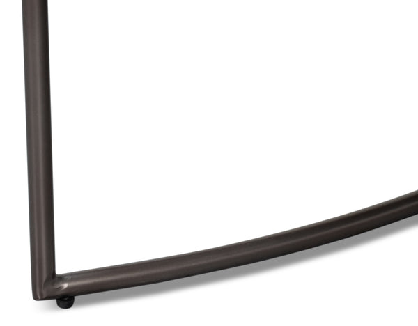 Sarreid Nagel Distilled Leather Chair In Cappuccino White - Modern Iron Frame For Stylish Home Décor White  54188