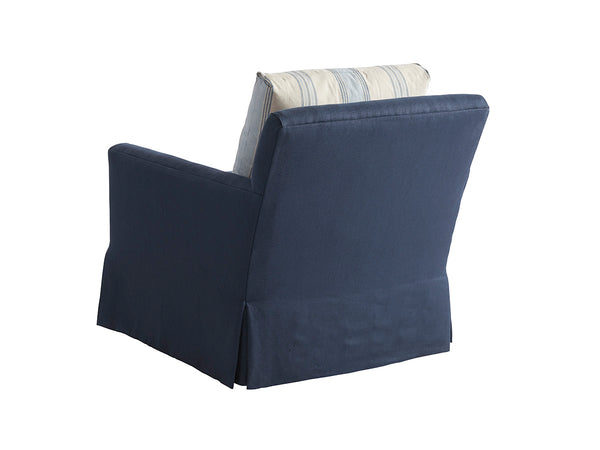 Lexington Barclay Butera Harlow Swivel Chair - Luxurious Upholstered Design With Ultra Down Cushion For Ultimate Comfort   5418-11sw-40