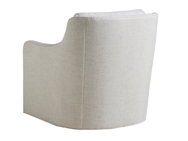 Lexington Barclay Butera Glennhaven Swivel Chair - Luxurious Upholstered Comfort With Ultra Down Seat And Elegant Design   5419-11sw-40