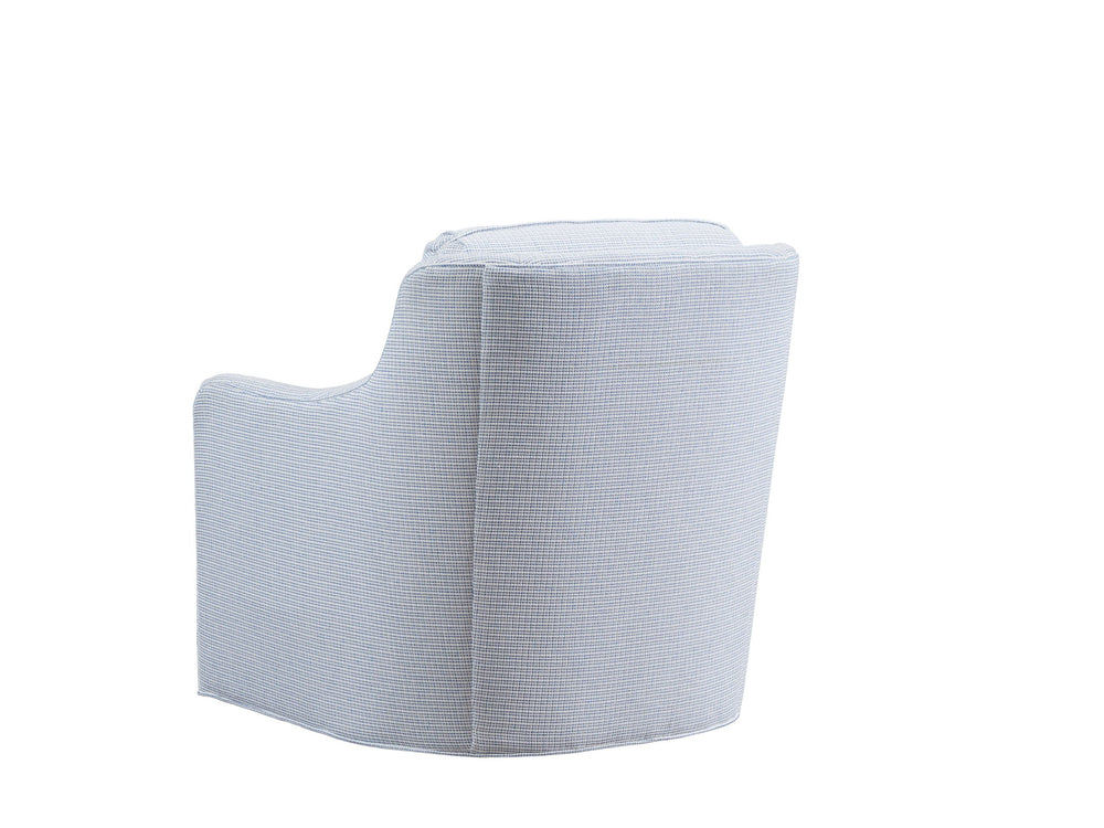 Lexington Barclay Butera Glennhaven Swivel Chair - Luxurious Upholstered Comfort With Ultra Down Seat And Elegant Design   5419-11sw-41