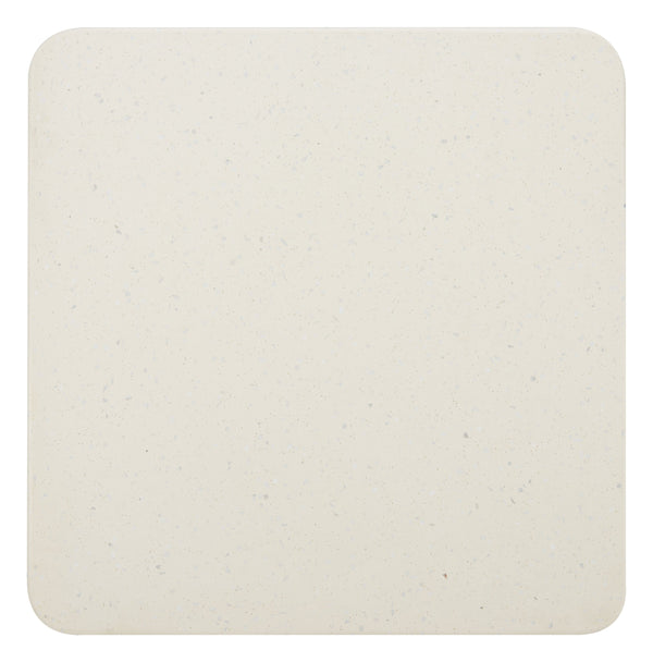 Zuo Modern Cher Coffee Table: Versatile Faux Terrazzo & Steel Design For Modern Living Rooms & Hospitality Spaces White Terrazzo,Steel 110324-zuo-modern