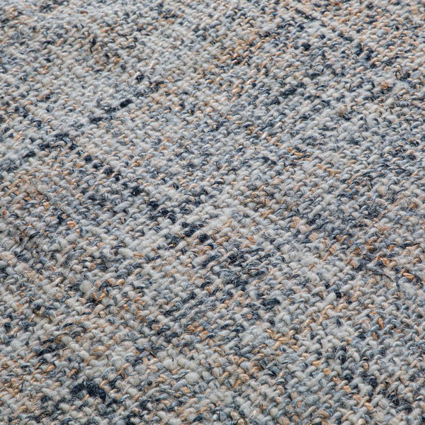 English Elm Radclife Beige Cream 6x9 Jute Wool Area Rug — Handwoven Durable Flatweave with Fringe, 0.4" thick B136P188392