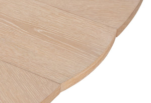 Sarreid Casual Jupe Dining Table In Bleached Oak - Large, Stylish, And Versatile For Any Modern Dining Space Natural  54201-bo