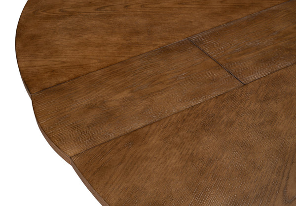 Sarreid Casual Jupe Dining Table In Light Mink Finish - Large Oak Design For Effortless Style & Comfort Brown  54201-lm