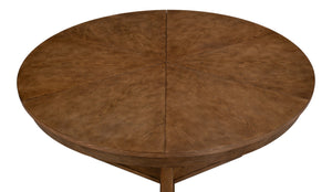 Sarreid Casual Jupe Dining Table In Light Mink Finish - Large Oak Design For Effortless Style & Comfort Brown  54201-lm
