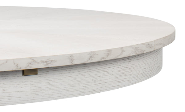 Sarreid Casual Jupe Dining Table - Large White Oak Finish For Stylish And Functional Dining Experiences White  54201-ww