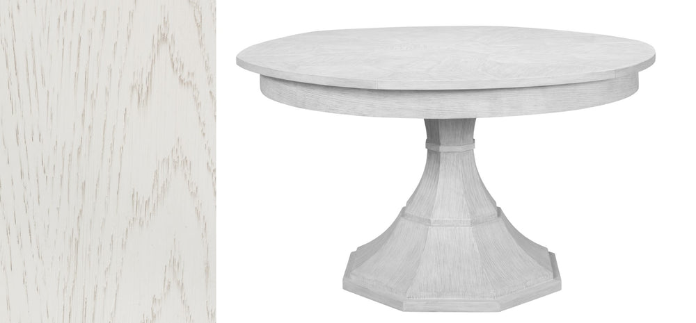 Sarreid Giselle Jupe Table - Elegant Working White Finish With Oak Solids And Veneers For Timeless Style White  54210-ww