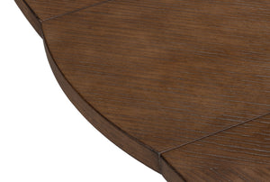 Sarreid Giselle Jupe Dining Table - Elegant Light Mink Finish With Quarter Sawn White Oak Veneer Design Brown  54215-lm
