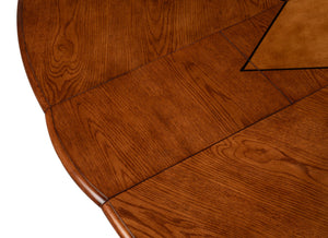 Sarreid Austin Jupe Dining Table - Medium Walnut Finish, Solid Wood Elegance For Timeless Dining Spaces Brown  54230-ow