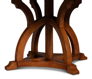 Sarreid Austin Jupe Dining Table - Large Old World Walnut Finish With Solid Walnut & White Oak Veneer Brown  54231-ow