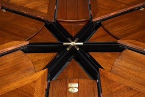 Sarreid Walnut Jupe Dining Table Xl - Exquisite Old World Finish, Solid Construction For Timeless Elegance Brown  54236-ow