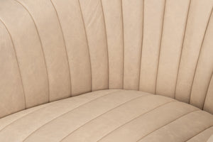 Sarreid Essex Swivel Chair: Luxurious Cappuccino White Leather With Smooth 360-degree Motion For Comfort White  54240