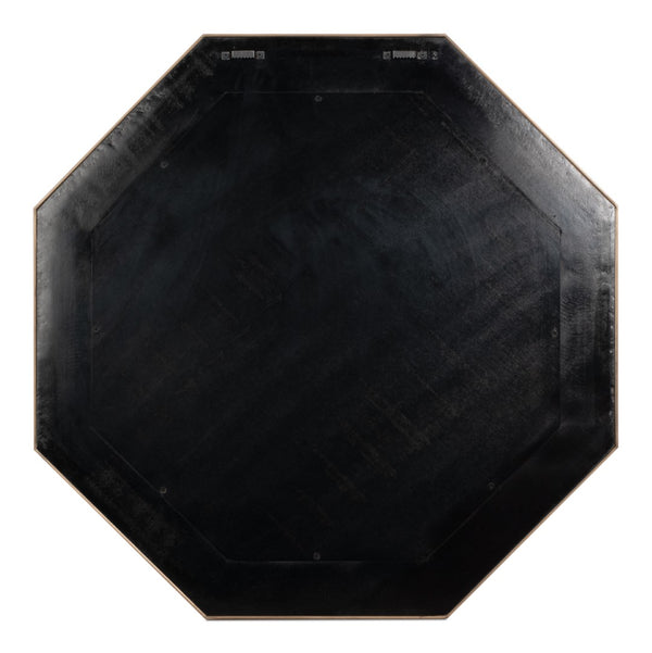 Sarreid Eleanor Mirror – Luxurious Watercress Shagreen With Elegant Gold Metal Frame For Stunning Décor Green  54249-3