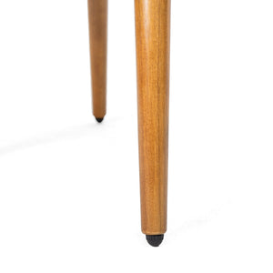 English Elm Christopher Knight Home® - Nightstand with 2 Drawers Mid-Century Acacia Wood, Splayed Legs, Brass Hardware, Easy-Glide Storage Natural 20.5 L x 17.5 W x 14.75 H N761P180219A