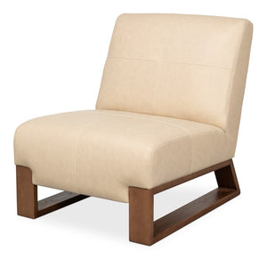 Sarreid Wylam Leather Chair In Cappuccino White - Stylish Comfort For Modern Living Spaces, Shop Now! White  54265
