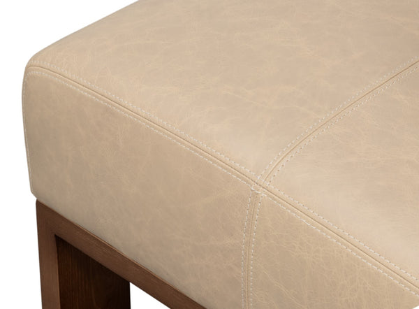 Sarreid Wylam Leather Chair In Cappuccino White - Stylish Comfort For Modern Living Spaces, Shop Now! White  54265