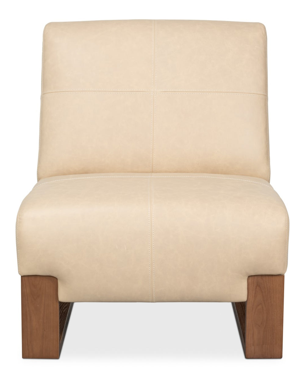 Sarreid Wylam Leather Chair In Cappuccino White - Stylish Comfort For Modern Living Spaces, Shop Now! White  54265