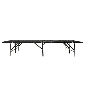 English Elm Bedroom Metal Mattress Foundation Bed Frame Full Size Durable Support Under-Bed Storage Easy Assembly Black 37 L x 27 W x 6 H B011P207119