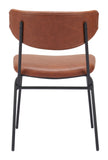 Charon Dining Chair - Set of 2 Vintage Brown 110258 Zuo Modern