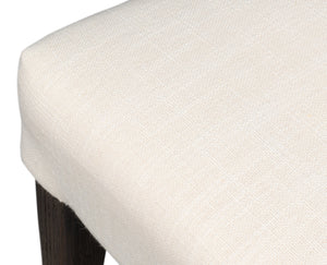 Sarreid Bauhaus Chair – Timeless Mid-century Design With Solid Oak Frame And Elegant Ivory Linen Upholstery Beige 100% Polyester Fabric,Oak Wood ,Must Be Purchased In Qty's Of 2 54272