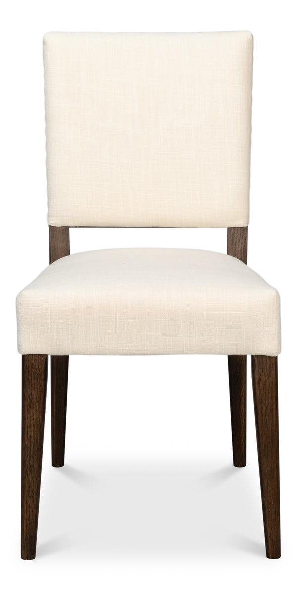 Sarreid Bauhaus Chair – Timeless Mid-century Design With Solid Oak Frame And Elegant Ivory Linen Upholstery Beige 100% Polyester Fabric,Oak Wood ,Must Be Purchased In Qty's Of 2 54272