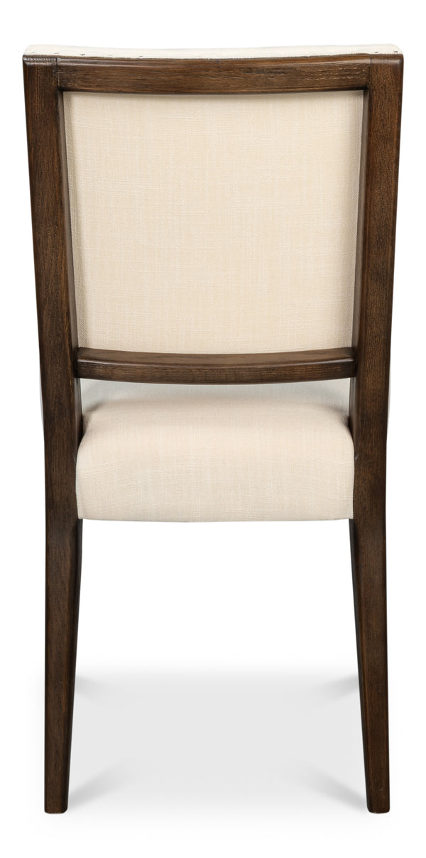 Sarreid Bauhaus Chair – Timeless Mid-century Design With Solid Oak Frame And Elegant Ivory Linen Upholstery Beige 100% Polyester Fabric,Oak Wood ,Must Be Purchased In Qty's Of 2 54272
