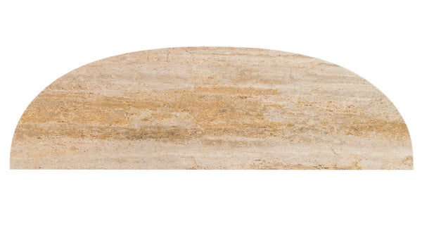 Lexington Tommy Bahama Home Bannister Global Transitional Console Table With Travertine Top & Unique Boab Tree Inspired Base Albury  542-967