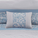 510 Design Ramsey Transitional Embroidered 8 Piece  Comforter Set 5DS10-0253 Blue