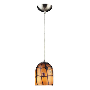 Rapture 6'' Wide 1-Light Mini Pendant - Satin Nickel 543-1CI Elk Lighting