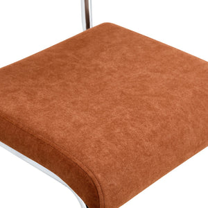 English Elm Natural Rattan Backrest Counter Stools Set of 4 with Chrome Legs and Pu Leather Seats W2920S00107