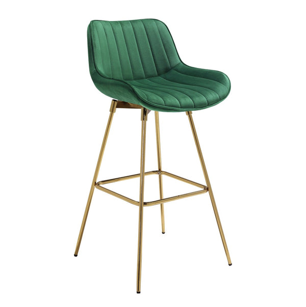 HomeRoots Gray Upholstered Faux Leather Arm Chair – Modern Swivel Dining Seating with Sturdy Wood Legs Green 543455