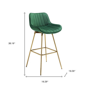 HomeRoots Gray Upholstered Faux Leather Arm Chair – Modern Swivel Dining Seating with Sturdy Wood Legs Green 543455