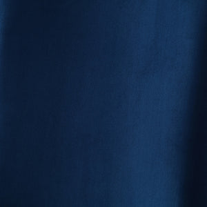 Homeroots Set Of Two Tufted Navy Blue And Espresso Upholstered Velvet Dining Side Chairs  Wood 543528